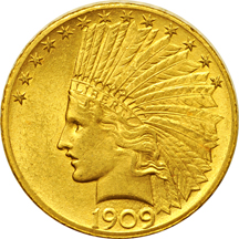 Four coin 20th Century gold type set.