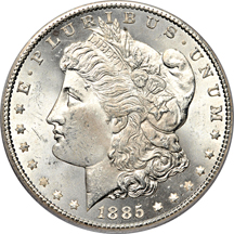 1885-CC PCGS MS-64.