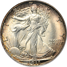 1918 PCGS MS-64.