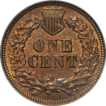 1869 PCGS MS-62BN.