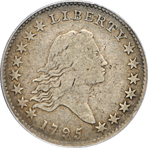 1795 (O-117, R.4) PCGS F-12.