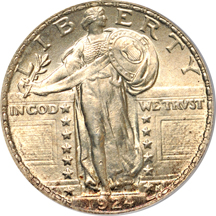 1924 PCGS MS-65FH.