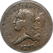 1793 (C-2, R.3) PCGS F-15.