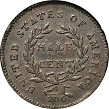 1794 (C-2a, R.2) ANACS XF-40.