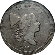 1797 Plain Edge (C-2, R.3). NGC VF-35 BN.