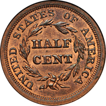 1851 (C-1, R.1) NGC MS-64 RB.