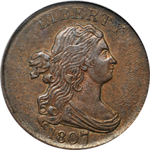 1807 (C-1, R.1) PCGS AU-58.