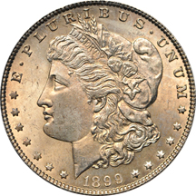 Three 1899 ANACS MS-63.