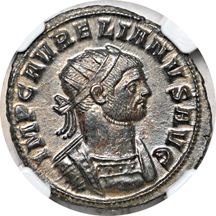 Roman Empire. Aurelian Antoninianus (ruled AD 270 - 275) BI Aurelianianus (RIC V 244, 4.19g). Siscia mint. NGC Ch AU.