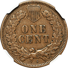 1909-S NGC XF-45 BN.