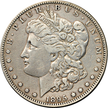 Nineteen Morgan dollars.