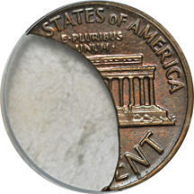 1969-D Massive Clip. ANACS MS-63 BRN.