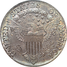 1807 (O-110a, R.2) ANACS MS-61.