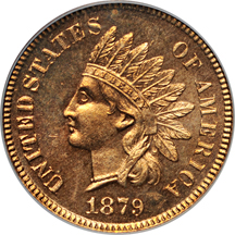 1879 PCGS PF-64RD.