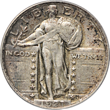 1921 PCGS XF-45.