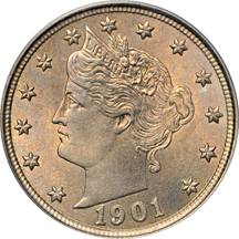 1901 PCGS MS-65.