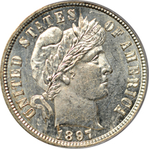 1897-S PCGS MS-64.