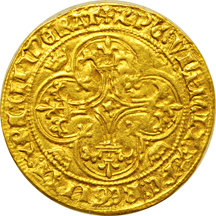 France. No Date (1422 - 1461) Charles VII gold Ecu D'or La Couronne, Toulouse mint (Ciani 614). VF.