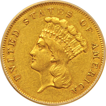 1855 PCGS XF-45.