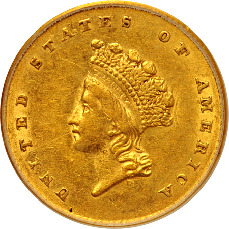 1854 Type 2. PCGS XF-40.