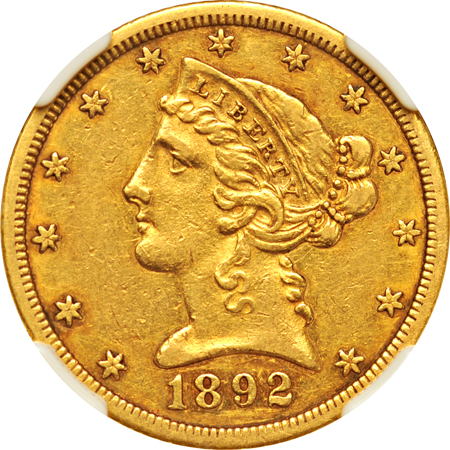 1892-CC NGC AU-50.