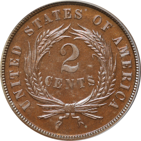 1872 PCGS PF-65 BN CAC.