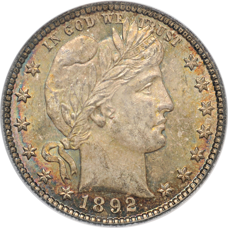 1892 PCGS MS-64.