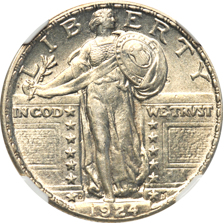 1924-D NGC AU-58 FH.