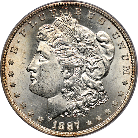 1887-S (VAM-4) PCGS MS-64.