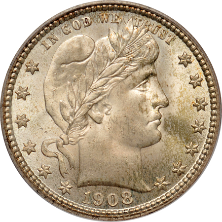 1908 PCGS MS-66.