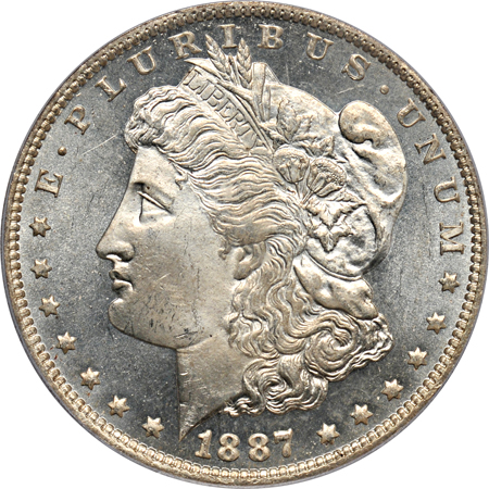 1887-O PCGS MS-65PL.