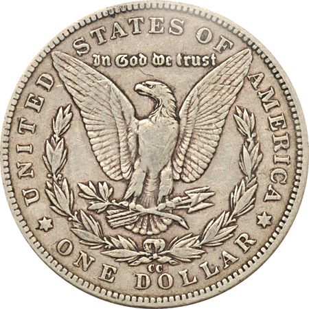 1889-CC PCGS VF-30.