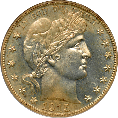 1915 PCGS PF-63 (green label).