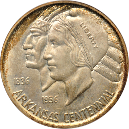 1938-S Arkansas. PCGS MS-66.