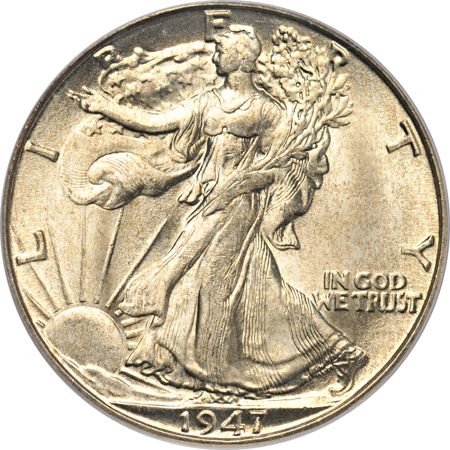 Ten 1947-D PCGS MS-65.