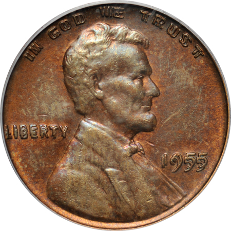 1955 Doubled  Die Obv. PCGS AU-55.