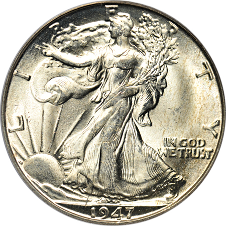 Three 1947-D PCGS MS-66.