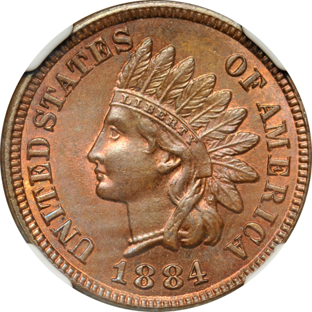 1884 NGC MS-65.