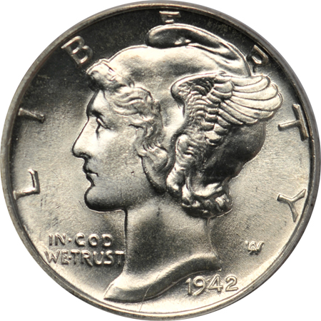 Two 1942 PCGS MS-67FB.