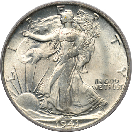 Six 1941-S PCGS MS-64.