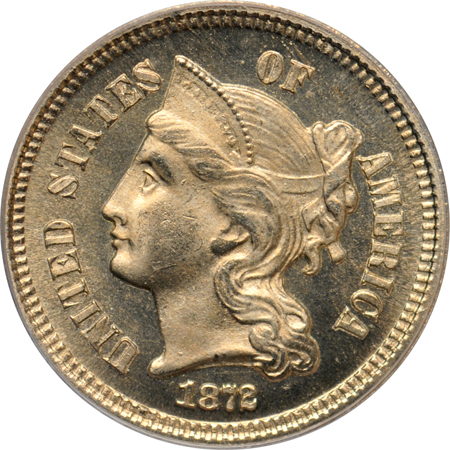 1872 (P02, plate coin) PCGS PF-65.