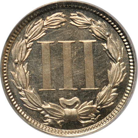 1874 (P01b, plate coin) PCGS PF-65.