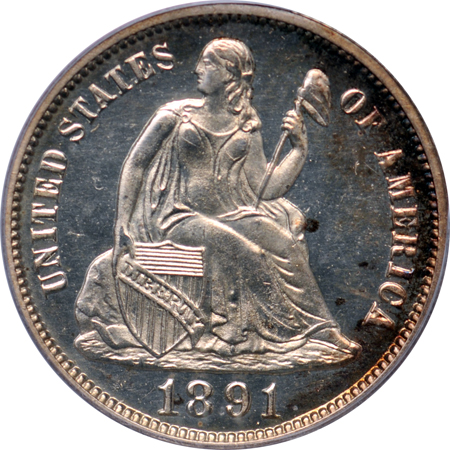 1891 PCGS PF-65CAM.