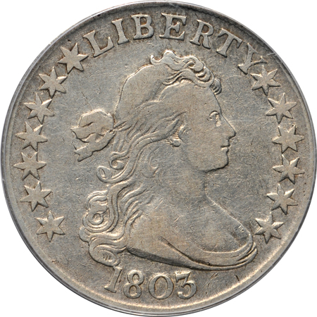 1803 Large 3 (O-103, R.3) PCGS VF-25.