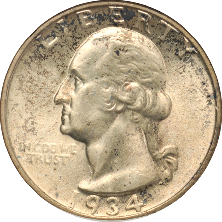 Eleven Washington quarter varieties certified by ANACS.