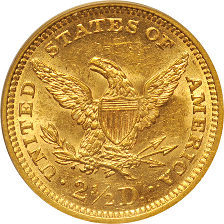 1873 Open 3. PCGS MS-61.