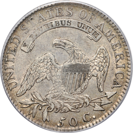 1818/7 large 8 (O-103, R.3) PCGS XF-45 CAC.