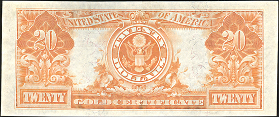 1905 $20.00 technicolor.  XF.