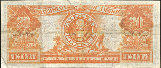 1905 $20.00 technicolor.  VF.