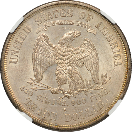 1876-S NGC MS-63 CAC.